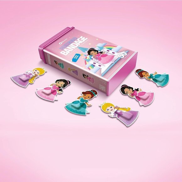 BioSwiss Bandages Princess Shaped Self Adhesive Bandage, Latex Free 50 COUNT - Picture 5 of 8